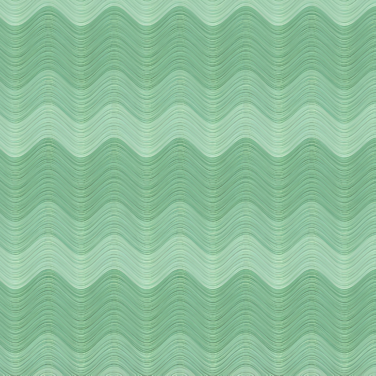 Wavy Thread in Mint  Green